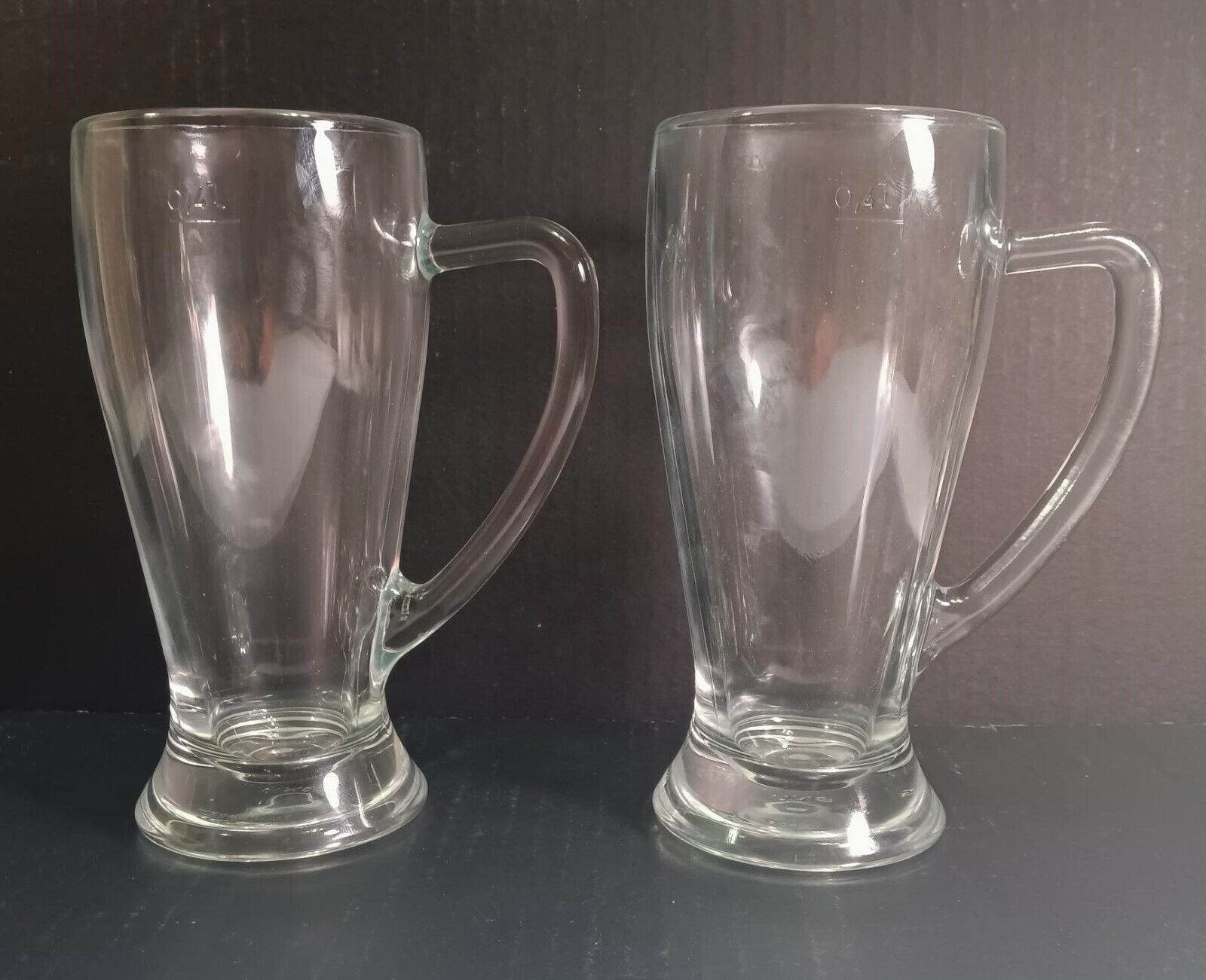 Beer Mugs Fidenza Vetraria Fi.Ve with Handle 0.4L, 7.25\