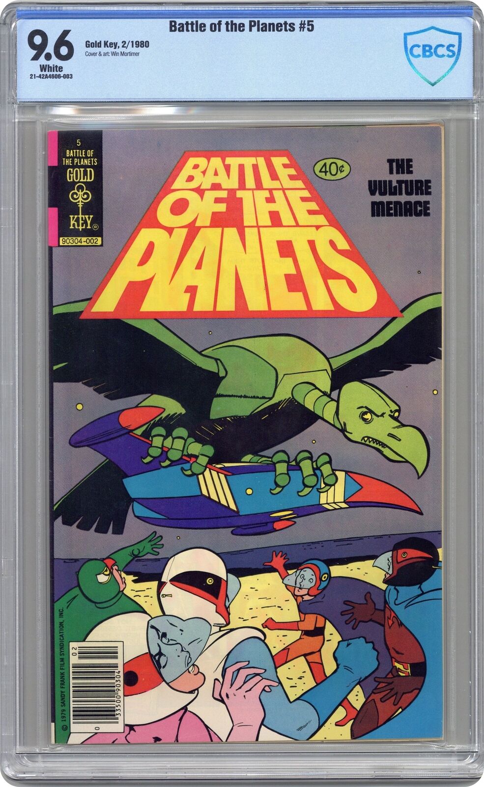 Battle of the Planets #5 CBCS 9.6 1980 Gold Key 21-42A4606-003