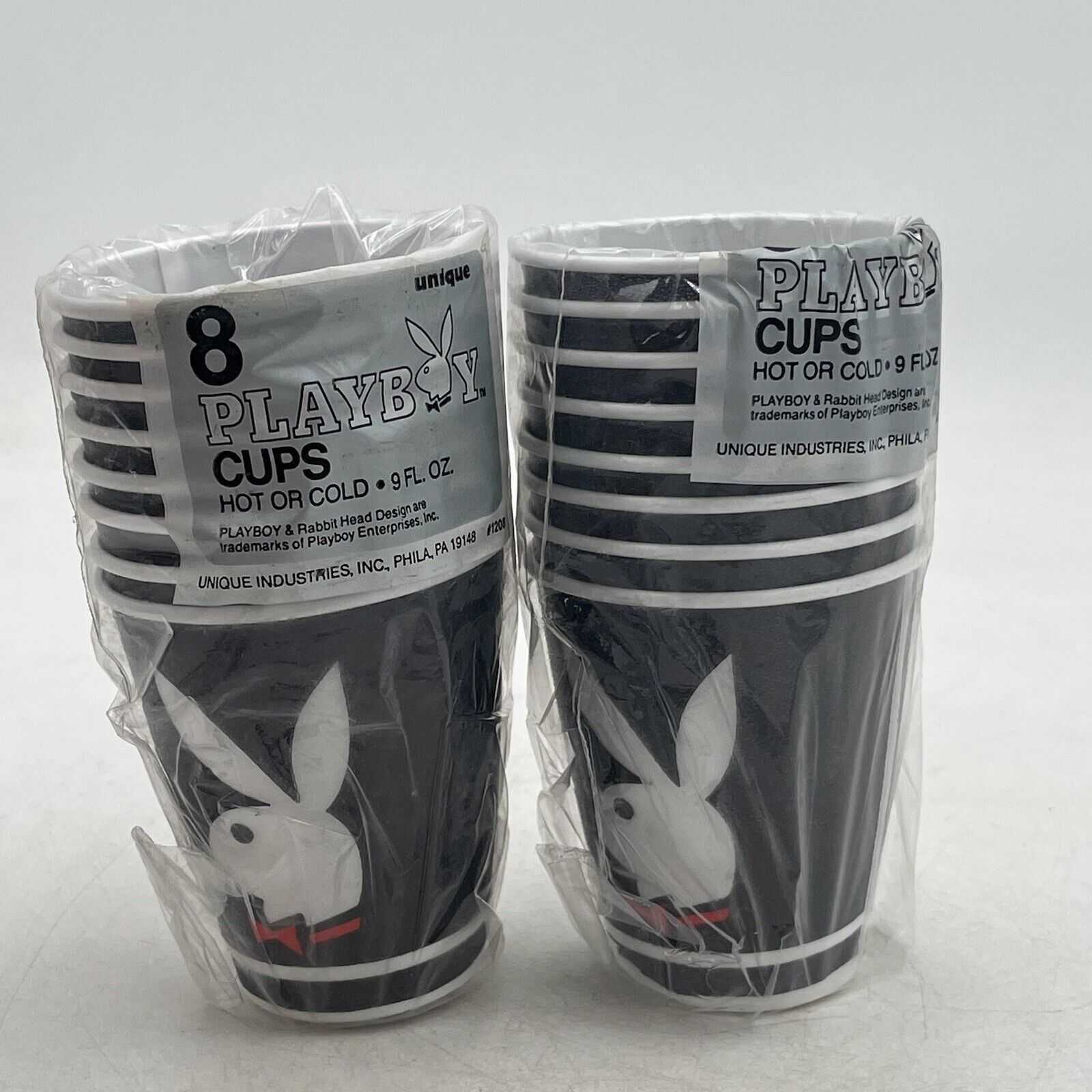 Vintage Playboy Bunny Paper Party Cups Halloween Pimp Hoe Party Decor