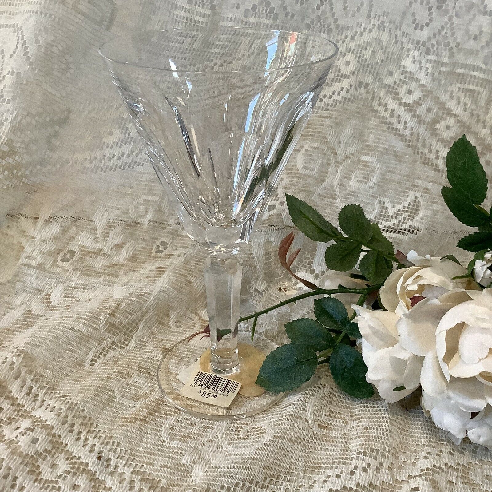 NWT 1 Vintage signed WaterFord crystal Sheila goblet \