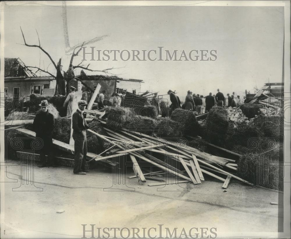 1932 Press Photo Northport, Alabama Cyclone Damage - nef56882