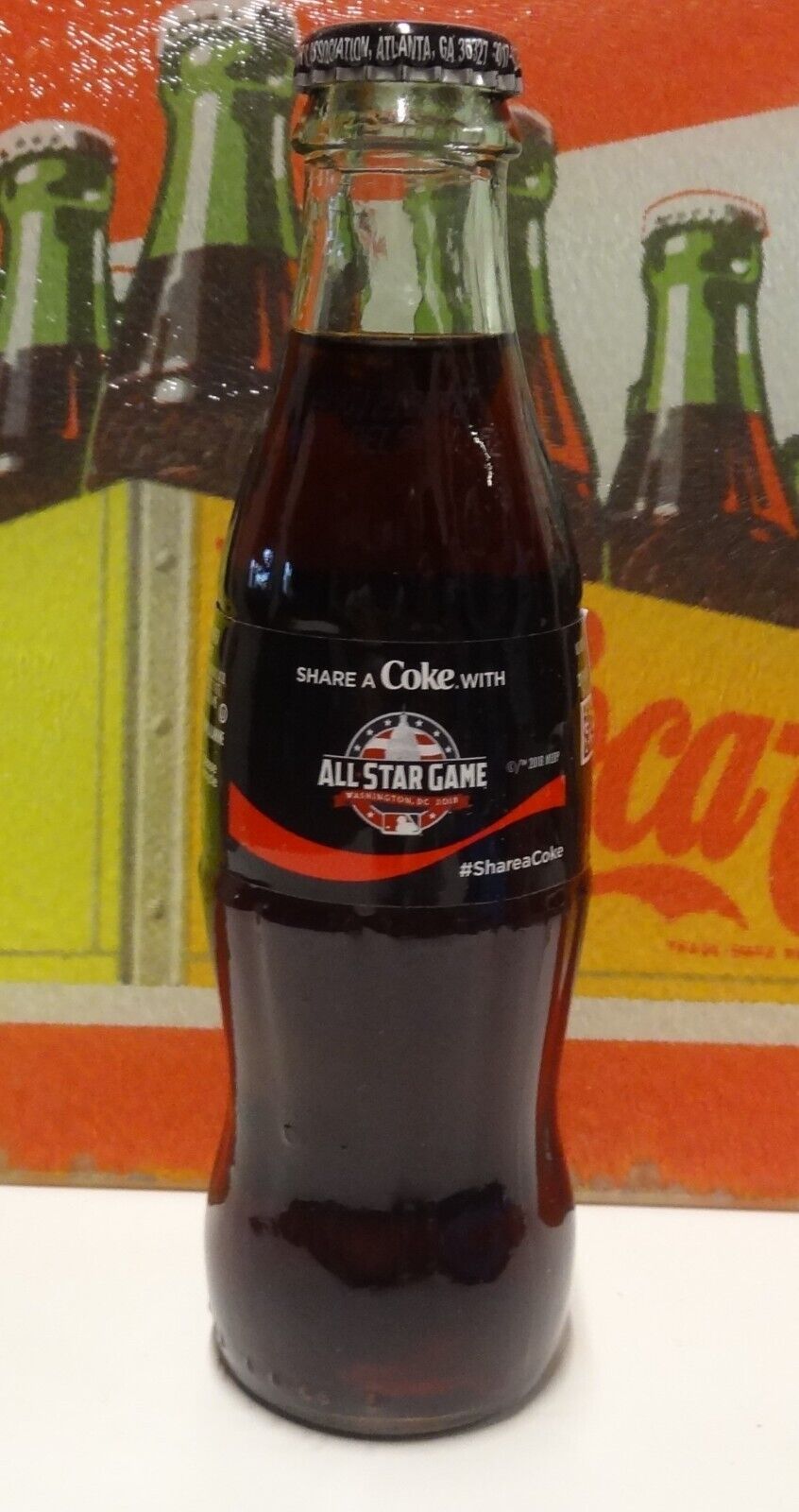 2018 MLB All-Star Game Washington DC Coca-Cola Zero 8oz Bottle