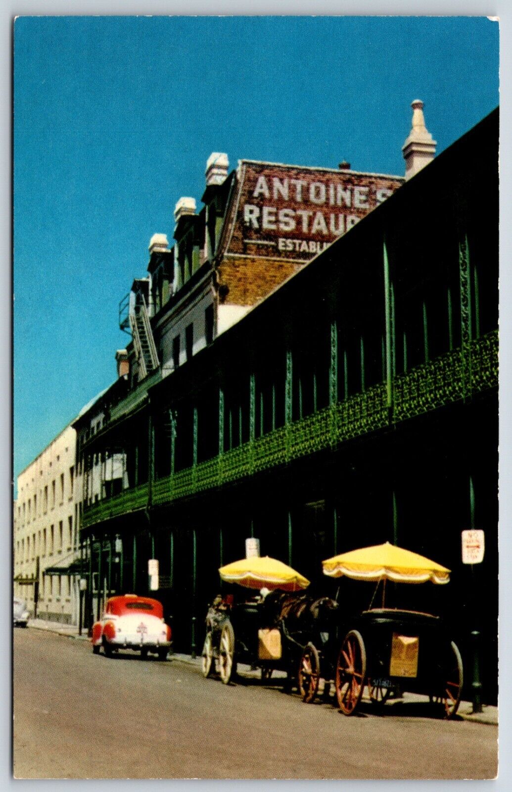 Postcard Antoine\'s Restaurant On St. Louis St., New Orleans, Louisiana Unposted