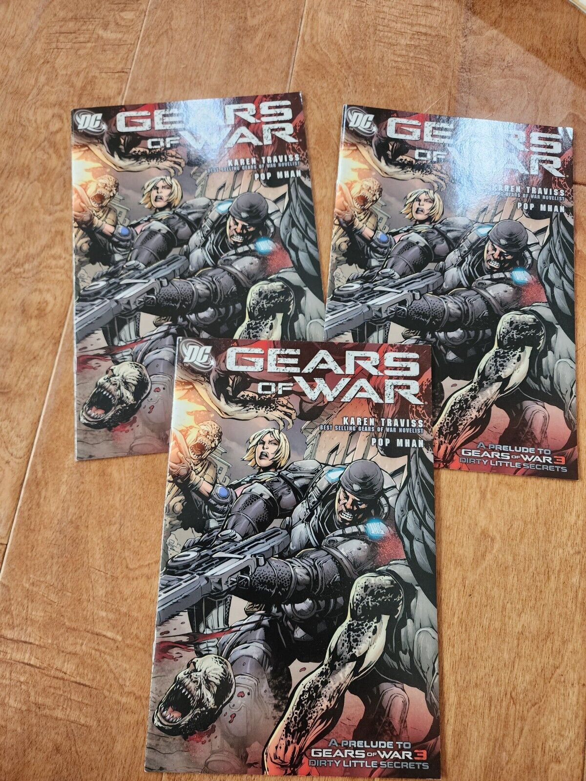 3x Gears of War Special Edition Comic DC Prelude 1st Print First Pop Mham Art