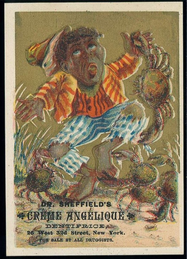 trade card, DR. SHEFFIELD\'S,*CREME ANGELIQUE* DENTIFRICE, S6D-TC-2409