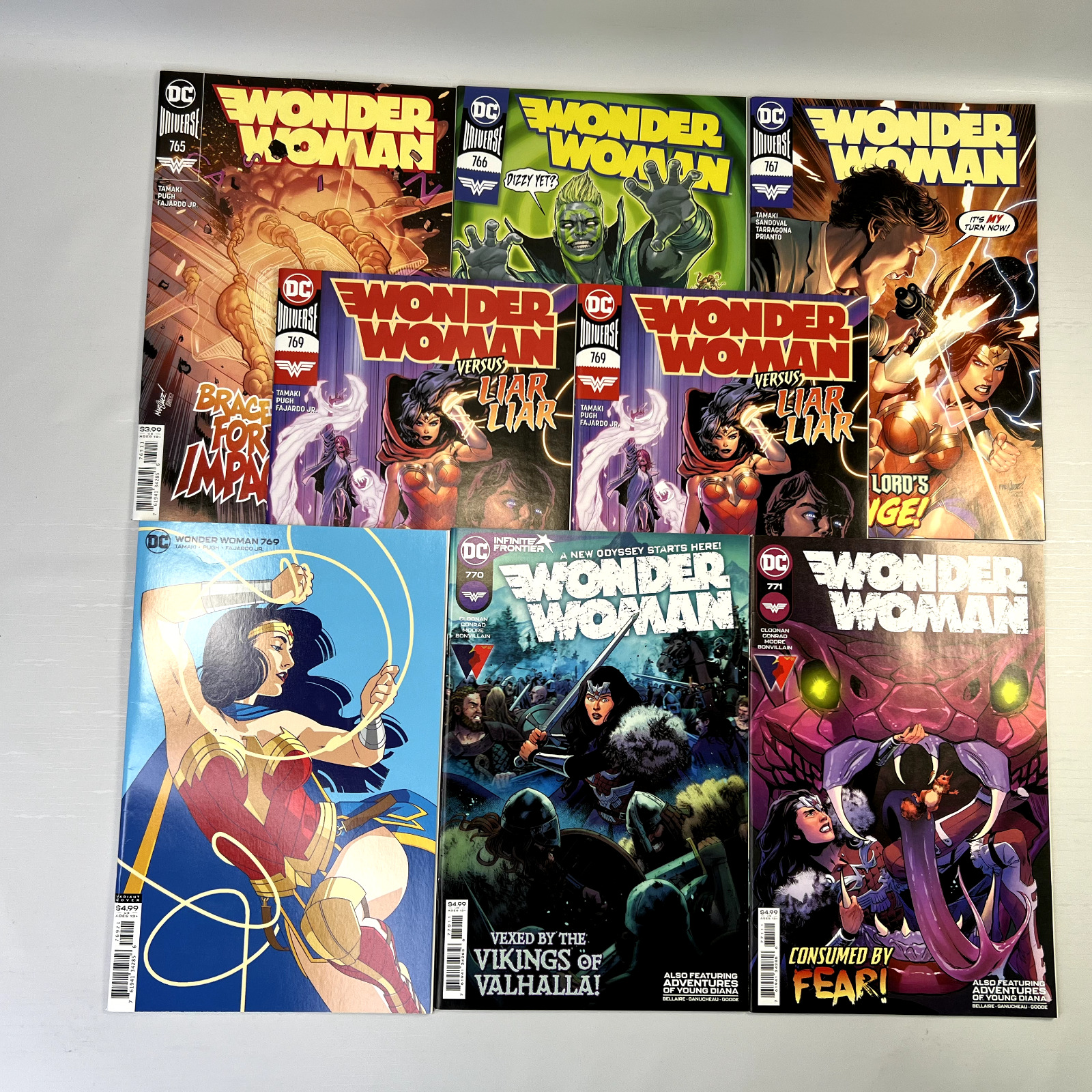 WONDER WOMAN VOL. 1 (2020-21) Lot of 8 High Grade Modern Age DC Comics