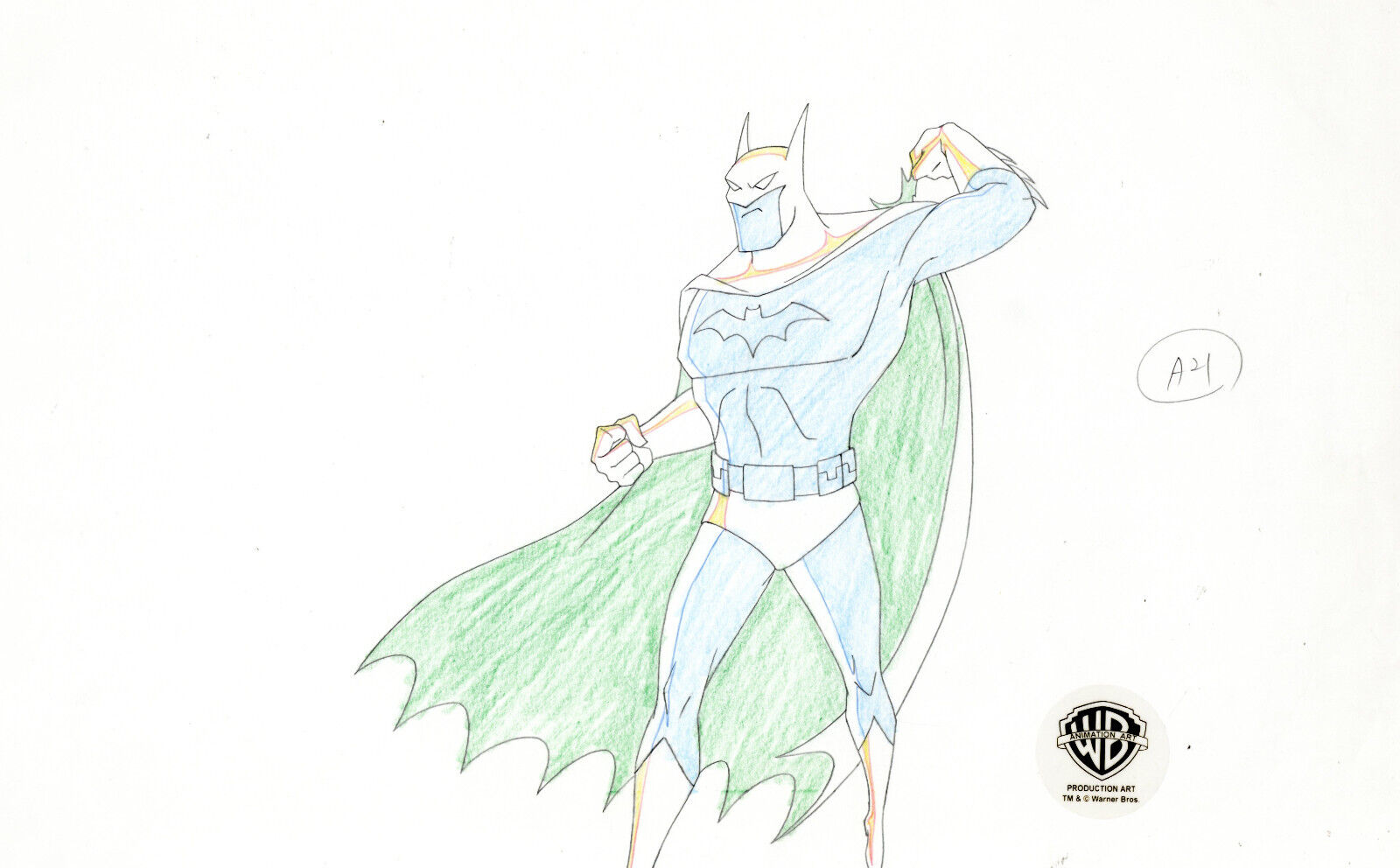 Justice League- Original Production Drawing-Batman
