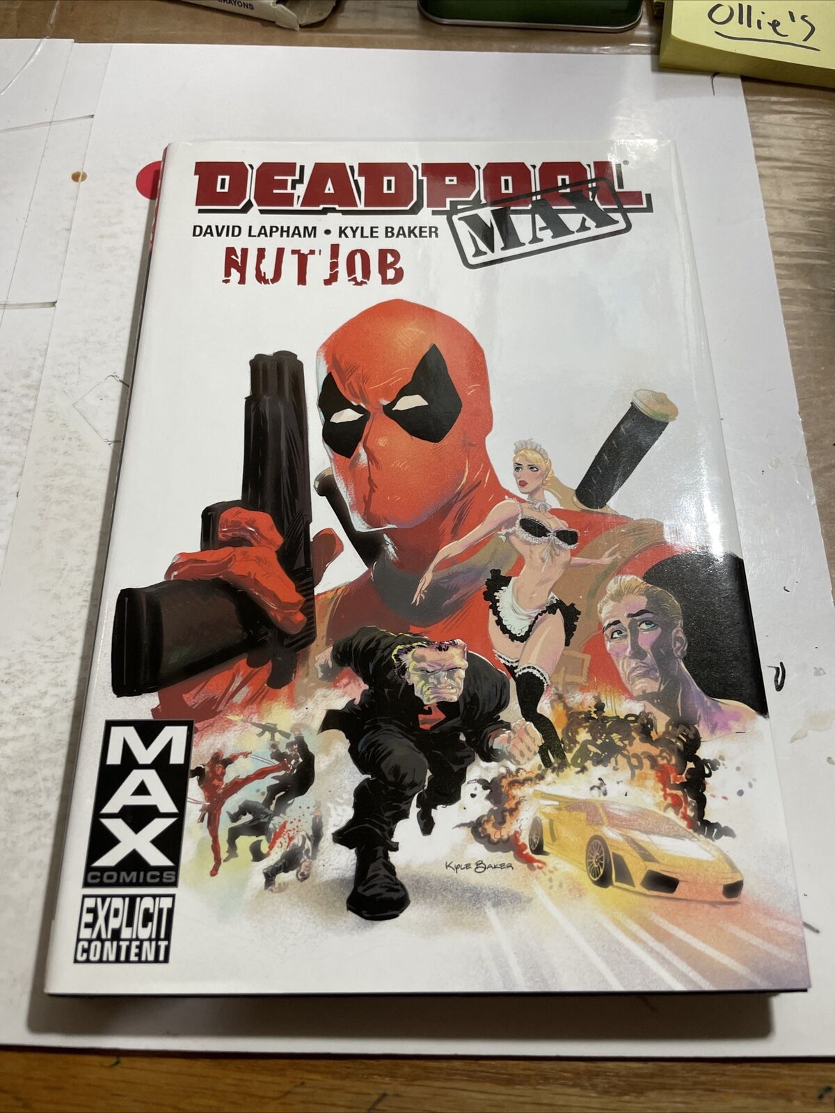 Deadpool Max : Nutjob by David Lapham (2011, Hardcover) Jb2 vf/nm