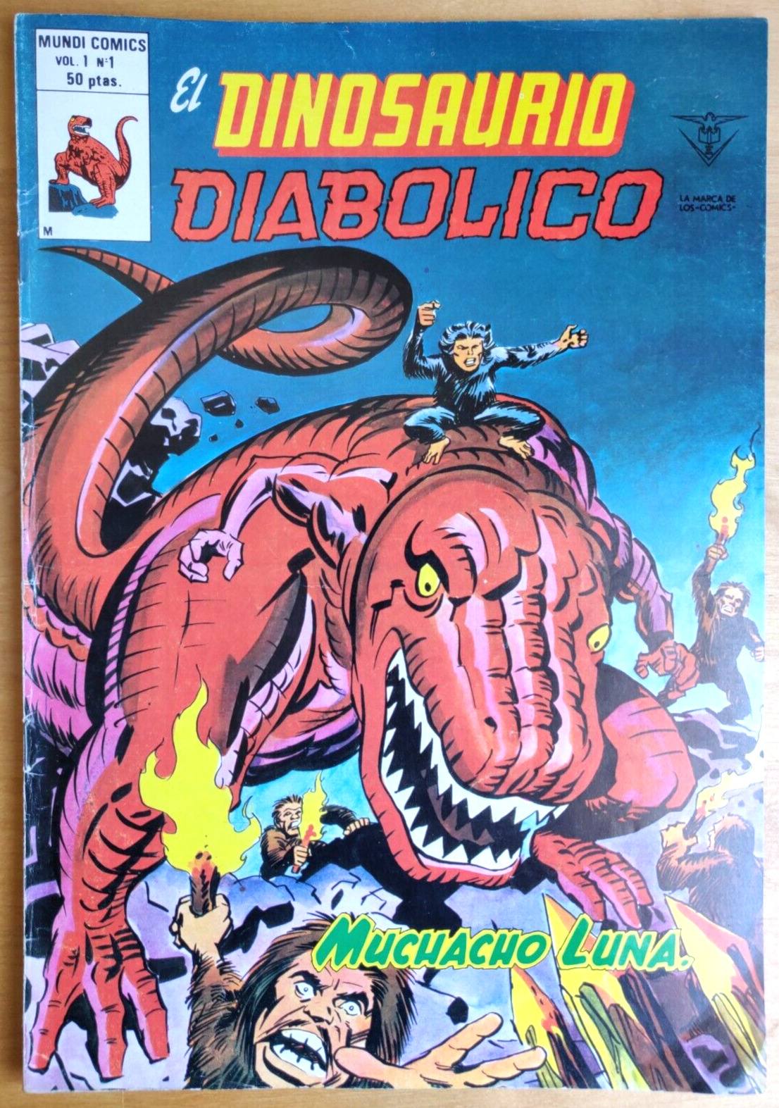 Devil Dinosaur #1 🔑 RARE Spanish REDRAWN Lopez Espi 1st Devil Dinosaur Moon Boy