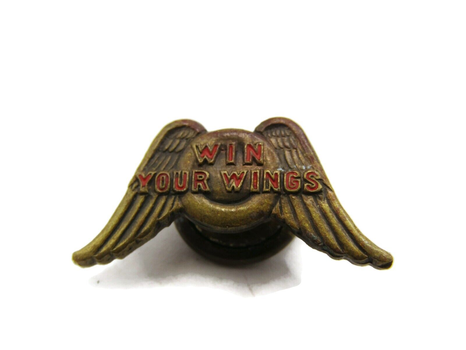 Win Your Wings Antique Vintage Pin