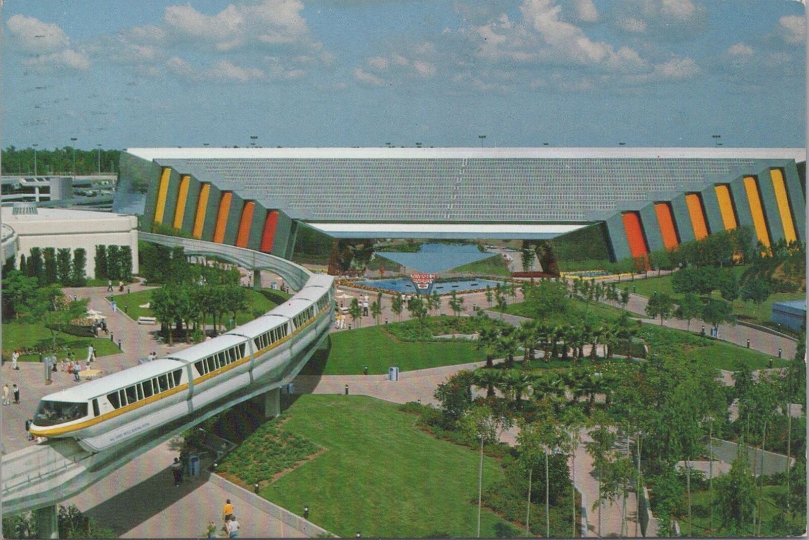 Postcard Walt Disney World Epcot University of Energy 1988 Orlando Florida