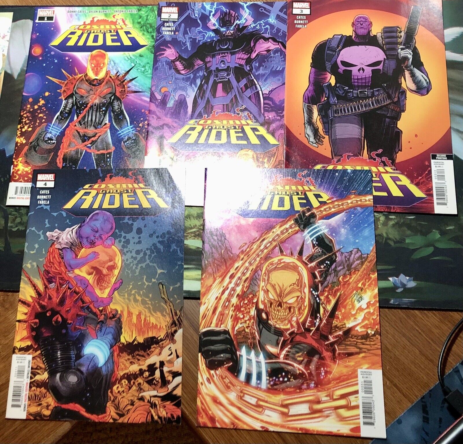 Cosmic Ghost Rider 2018 1-5 Complete Mini Series Set Cates Punisher VF See Pics
