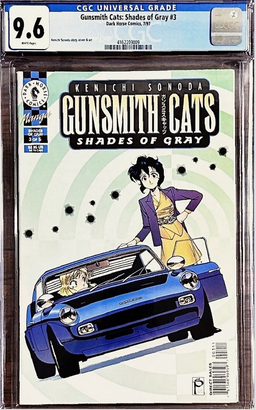 Gunsmith Cats: Shades of Gray #3 - First and Only CGC Graded Comic POP 1 Manga