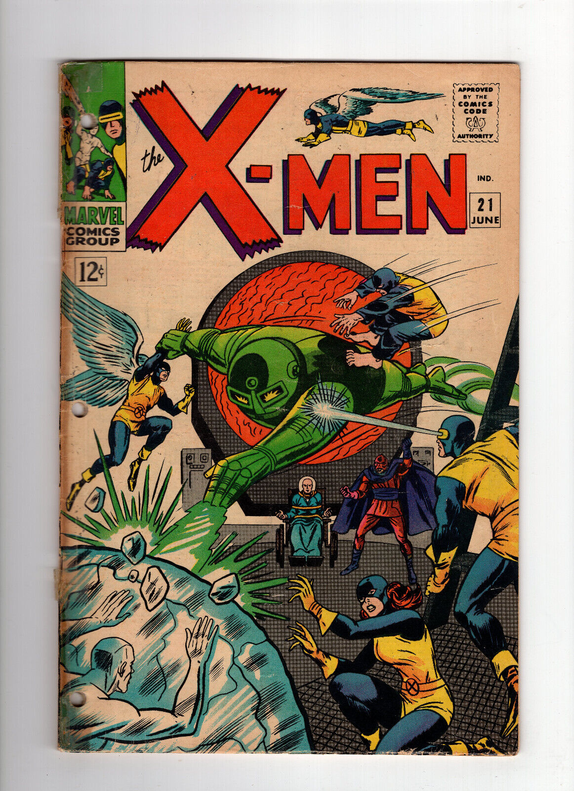 X-Men #21 (1966, Marvel Comics) Low Grade READ