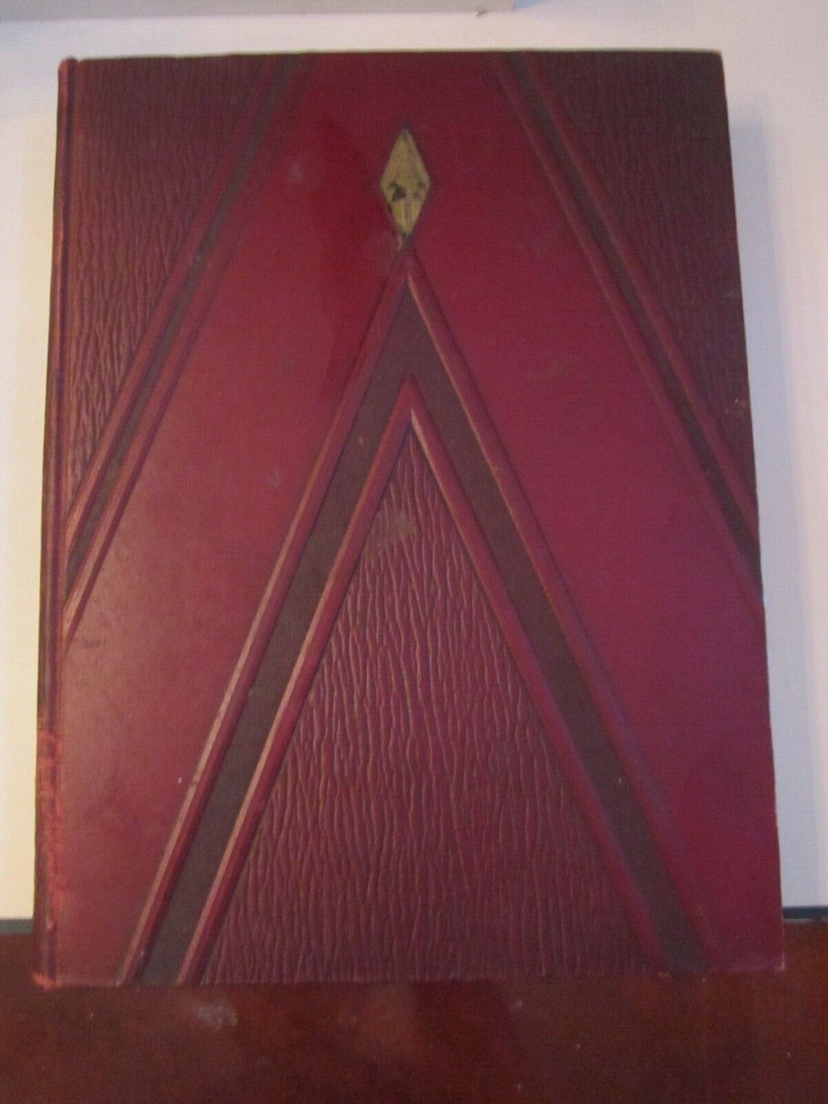 1933 STANFORD UNIVERSITY YEARBOOK - THE STANFORD QUAD - LEATHER BOUND - HEAVY