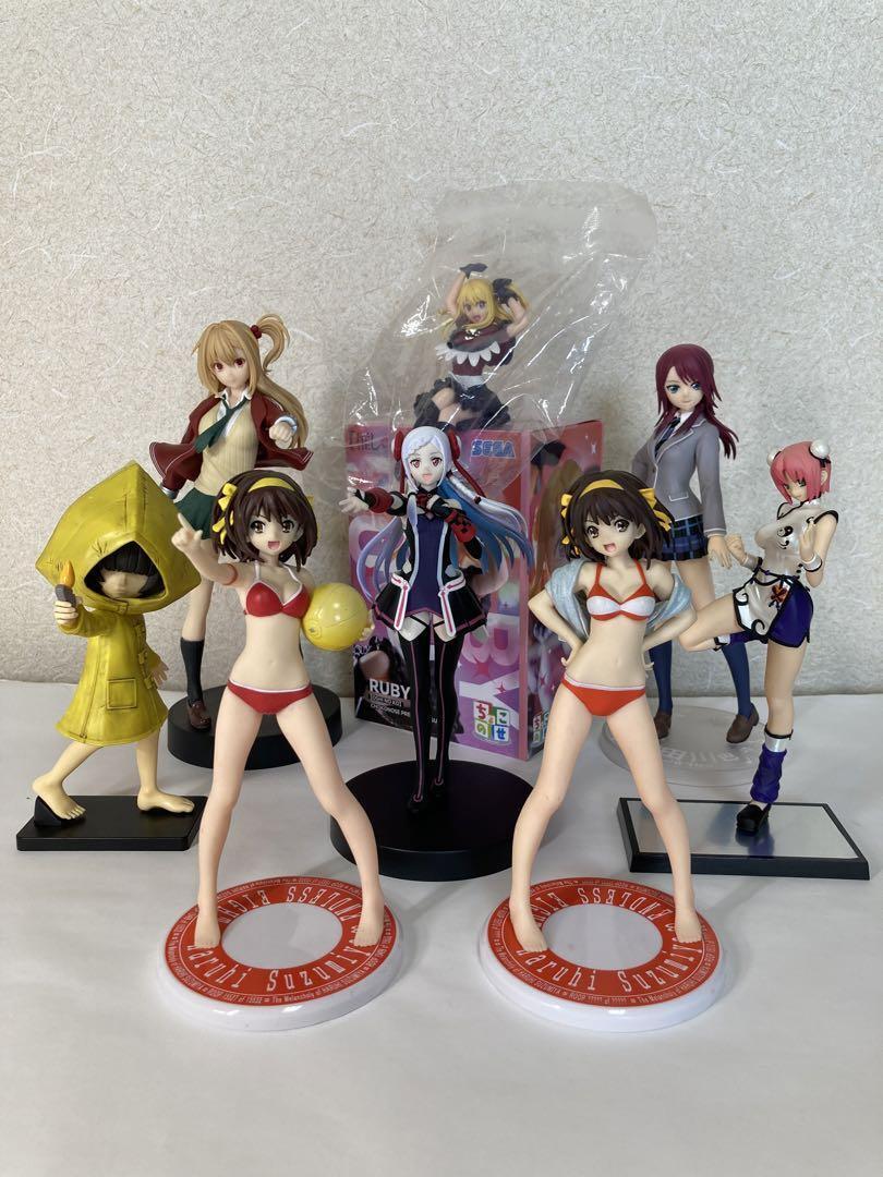 Anime Mixed set Oshi no ko SAO etc. Girls Figure Manga Goods lot of 8 Set sale