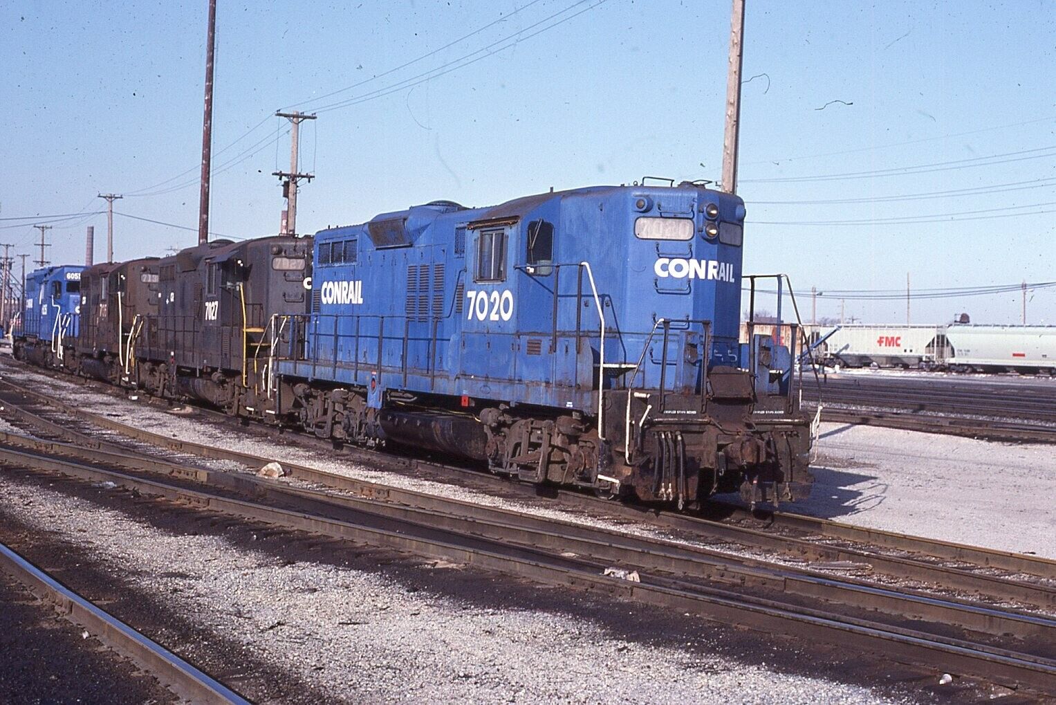 Original Train Slide Conrail #7020 1984 Cleveland Ohio #30