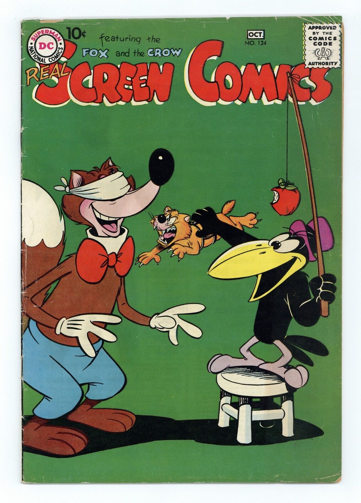 Real Screen Comics #124 VG- 3.5 1958