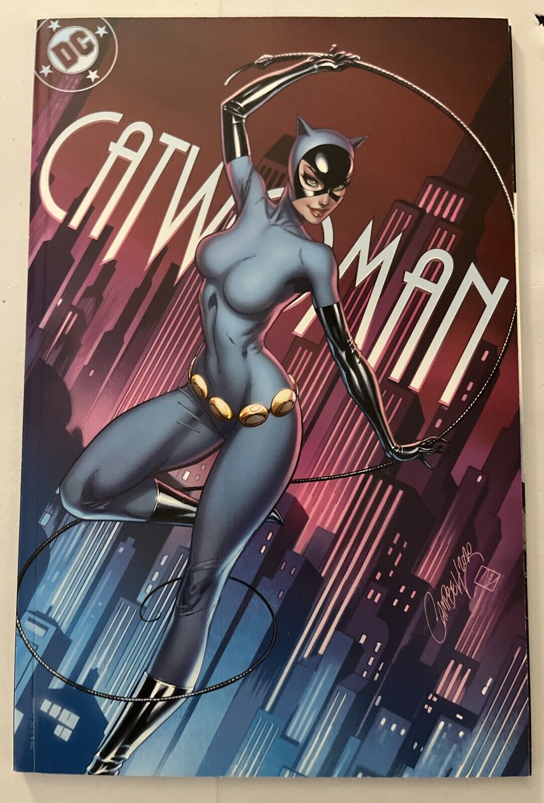 Catwoman 80th Anniv 100-Page Spectacular 2020 DC Cover B Var J. Scott Campbell