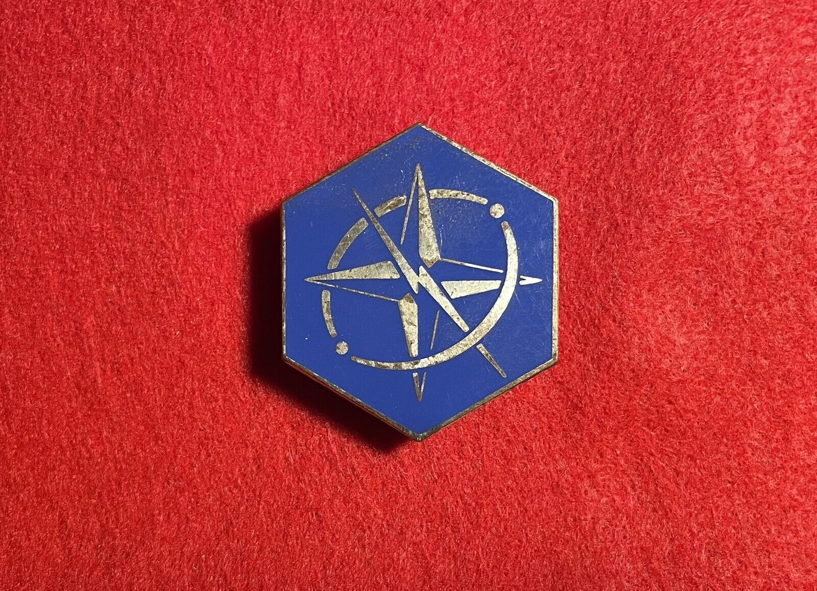 NATO North Atlantic Treaty Organization Flag Lapel Pin