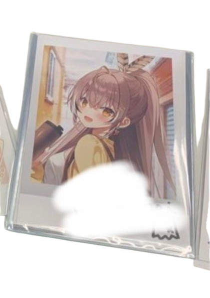 Nanashi Mumei Autographed Polaroid Bromide Card 20240418M