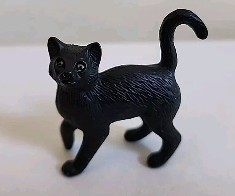VTG 1999 Breyer Black Tabby Cat 2\