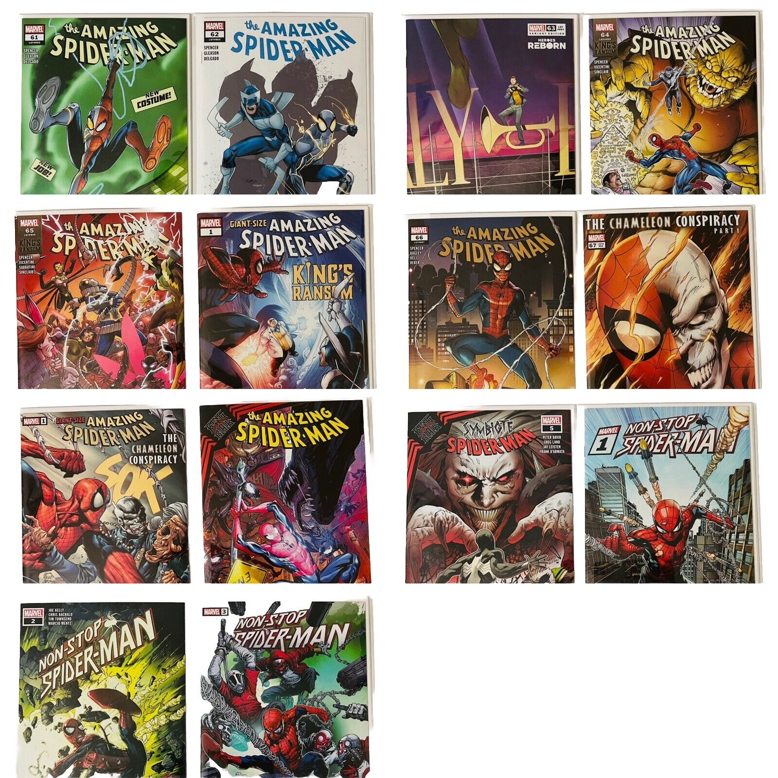 Amazing Spider-Man Comic Lot 14 Books All NM King’s Ransom King Pin Non-Stop