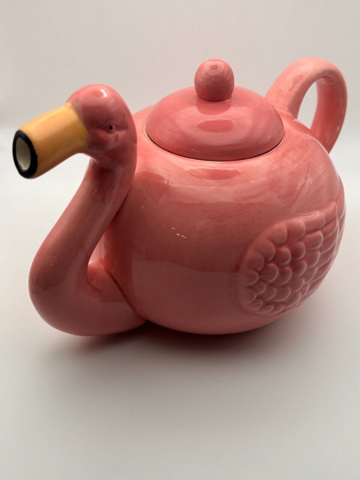 Pink Flamingo Ceramic Tea Pot