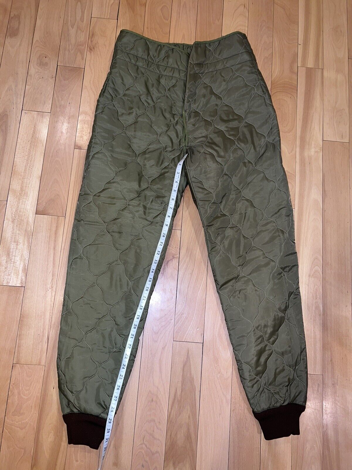 Ozkn Prešov Czech Military Quilted￼ Insulated Pants Liner, Green, Sz Pictured