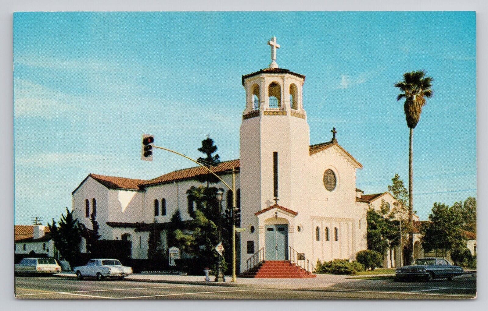 Magnolia Park United Methodist Church Burbank, California Postcard 3175