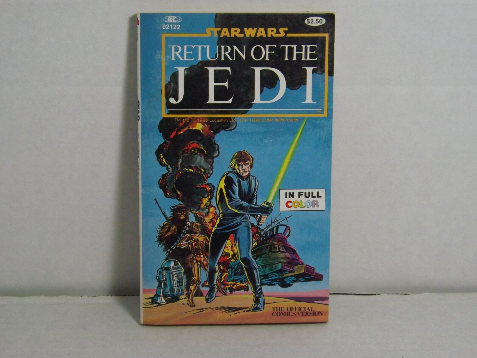 Marvel Graphic Novel Return of the Jedi First Edition Comic Book Digest Size