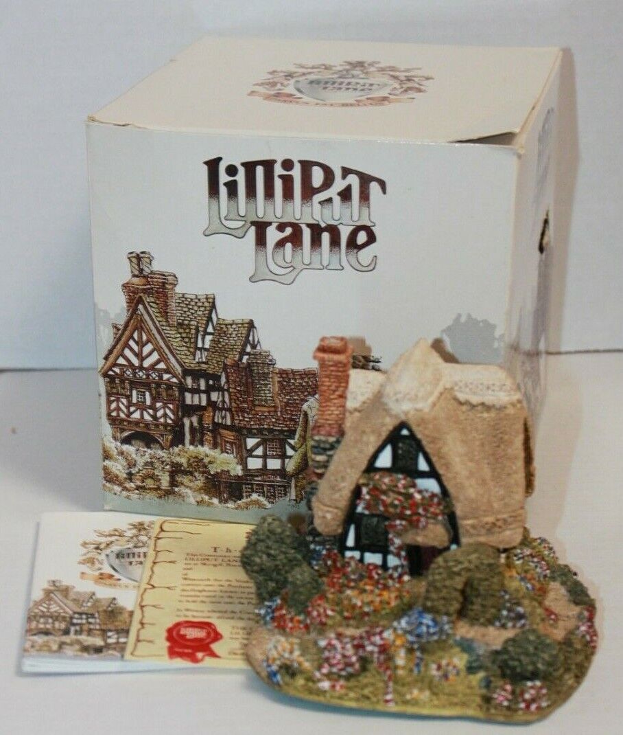 -Lilliput Lane Cottage Figure Summer Haze Deed Box