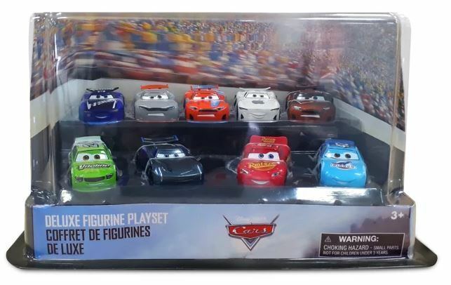 Disney Pixar Cars Deluxe Figurine Playset 9 Pcs - (NIB)