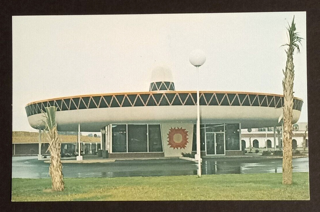 South of the Border Pedro Motel Office West Sombrero Carolina SC Postcard c1970s