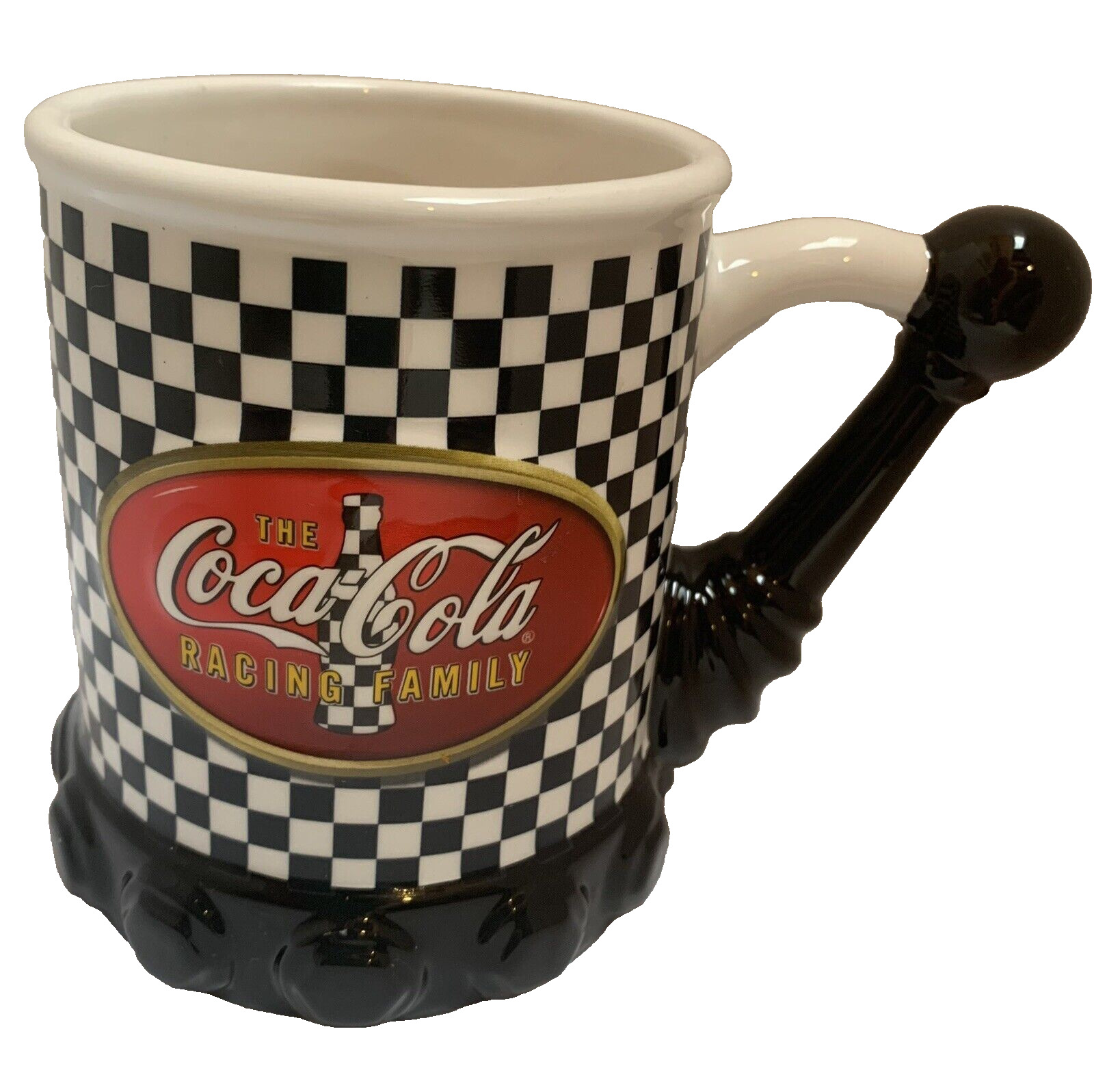 Coca Cola Coffee Mug Large Houston Harvest Gift Product NASCAR Racing Family Red