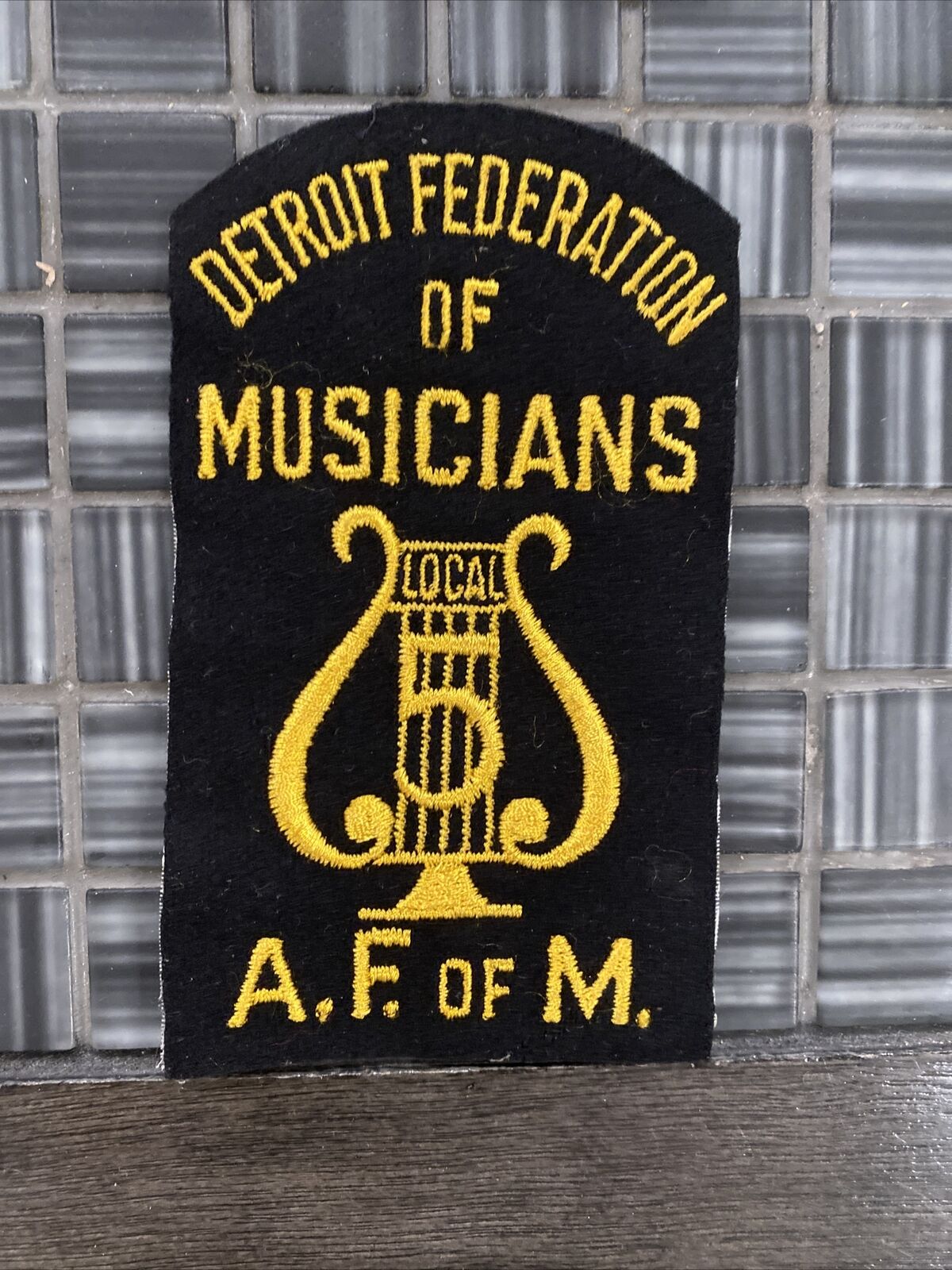 Detroit Federation of Musicians A.F. of M. Patch 1940s?