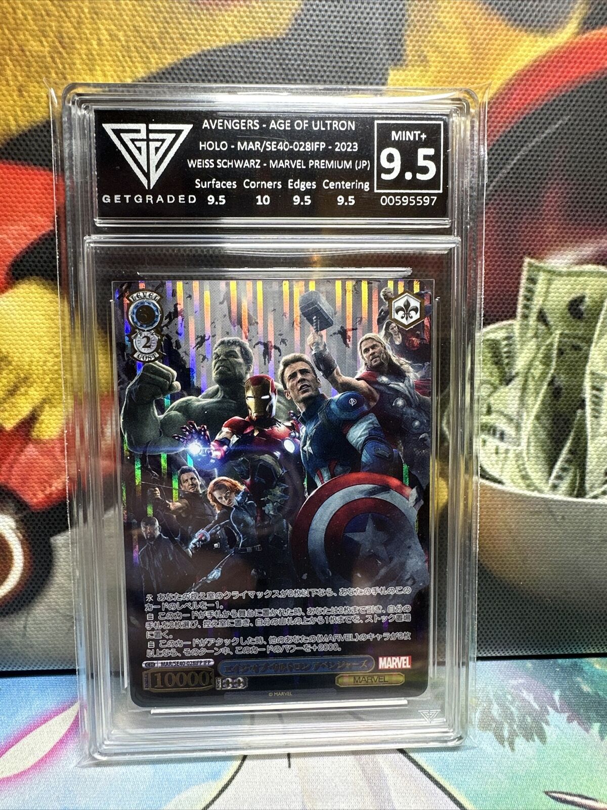 Avengers Age Of Ultron 028IFP Weiss Schwarz Marvel GetGraded 9.5 Not PSA BGS