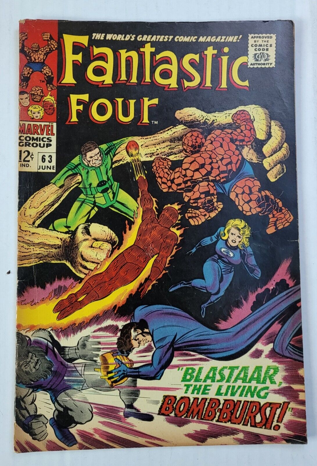 Fantastic Four #63 (Jun 1967, Marvel)