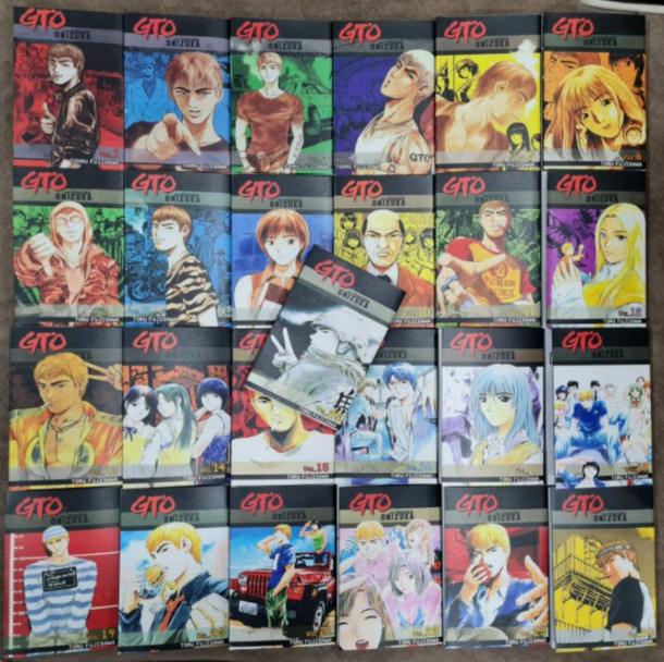 GTO: Great Teacher Onizuka Manga Volume 1 To 25 Complete Set English Version DHL