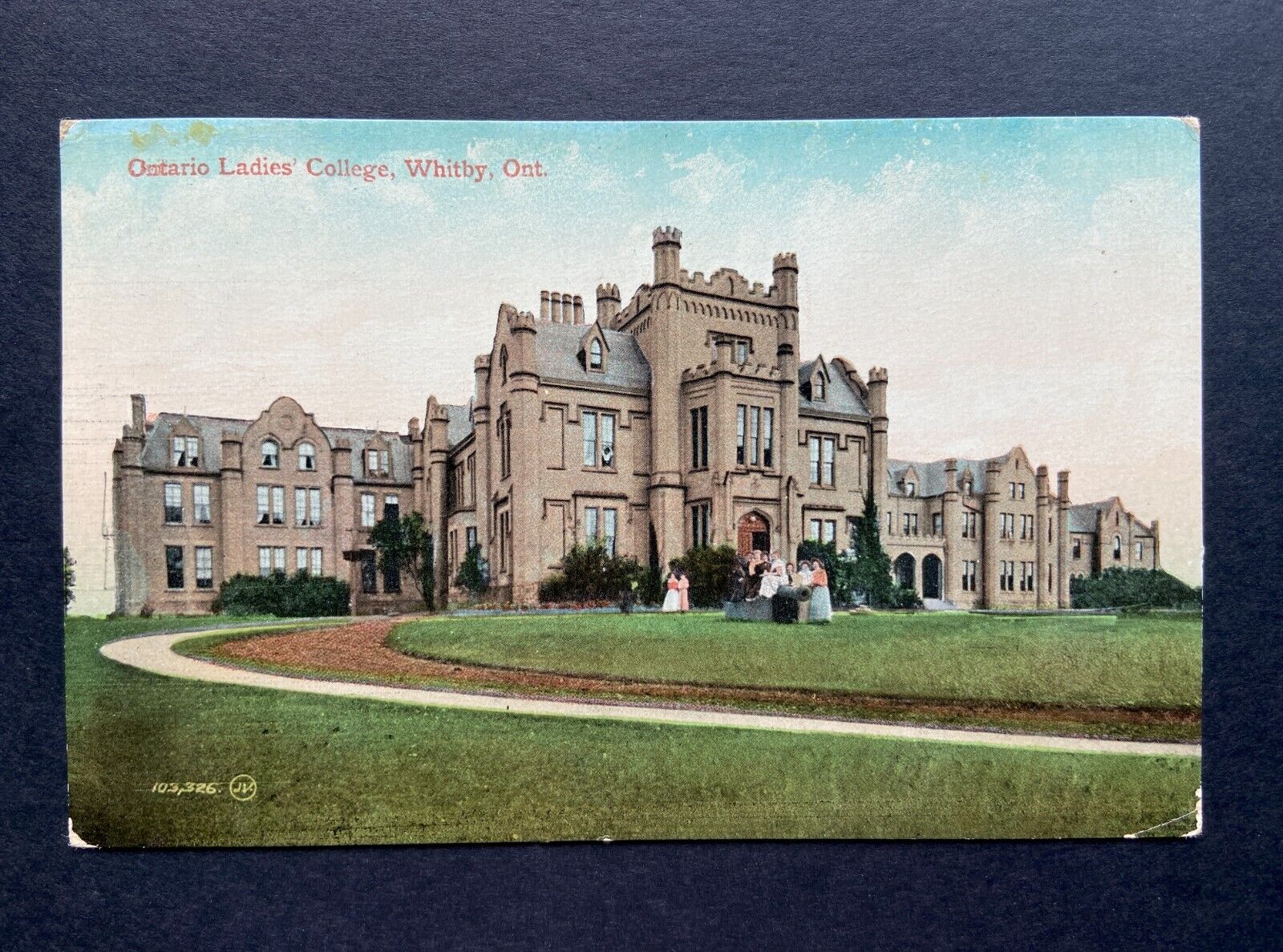 Ontario Ladies College, Whitby Postcard 1909 | Posted King Edward VII 1903 Stamp