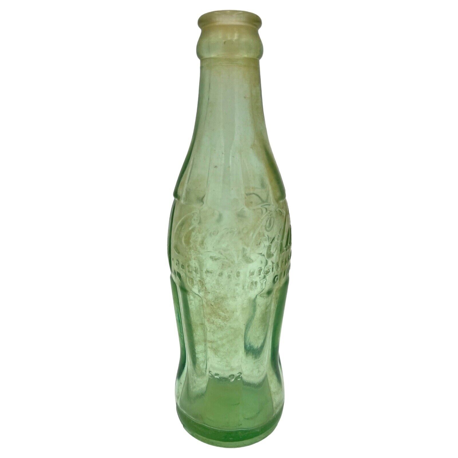 VTG 1956 Coca-Cola Bottle Laurens Glass 56 92 Anniston ALA Hobbleskirt