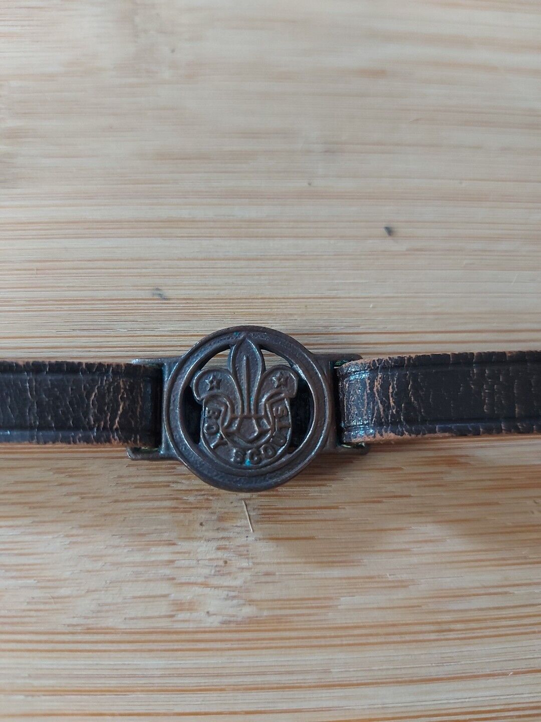 UK Scouting Boy Scout Forces Wrist Badge and Strap