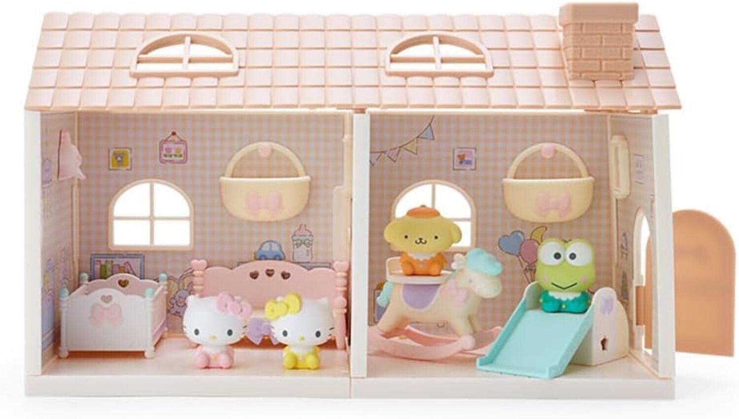 Sanrio Characters Mini Doll Dollhouse Deluxe Mascot Hello Kitty Gift New Japan