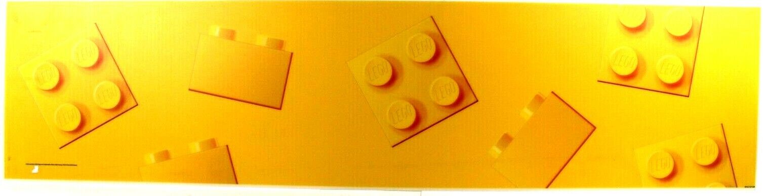 LEGO Classic Yellow Brick Toys R Us Acrylic Plastic Sign Display Banner 24 x 11