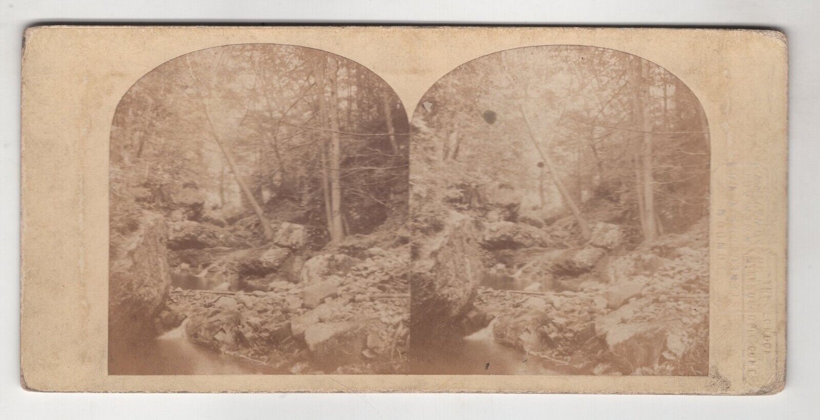 Indian Glen, Hudson River, London Stereoscopic Company, ca. 1865