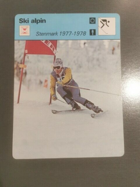 Ingemar Stenmark 1977- 1978 16cm X 12cm Visit My Store Cards Card