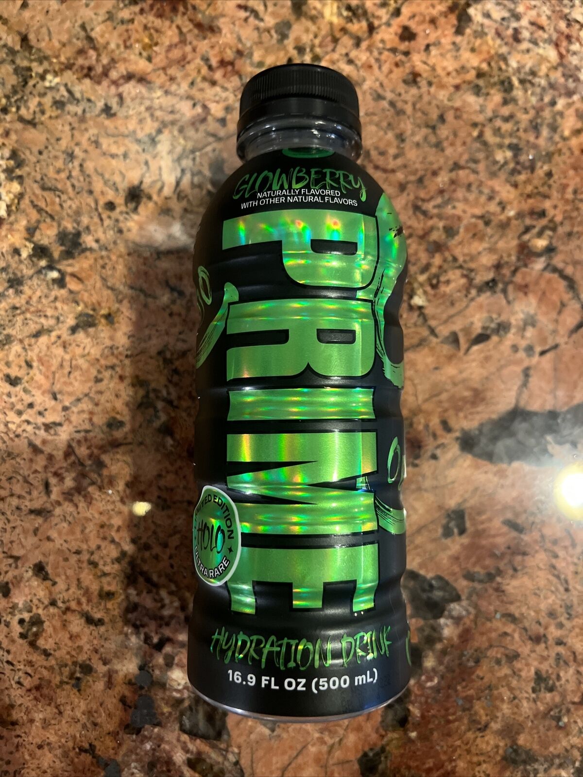 Prime Hydration Glowberry 🔥  ULTRA RARE HOLOGRAPHIC 🔥Limited Edition, Sealed