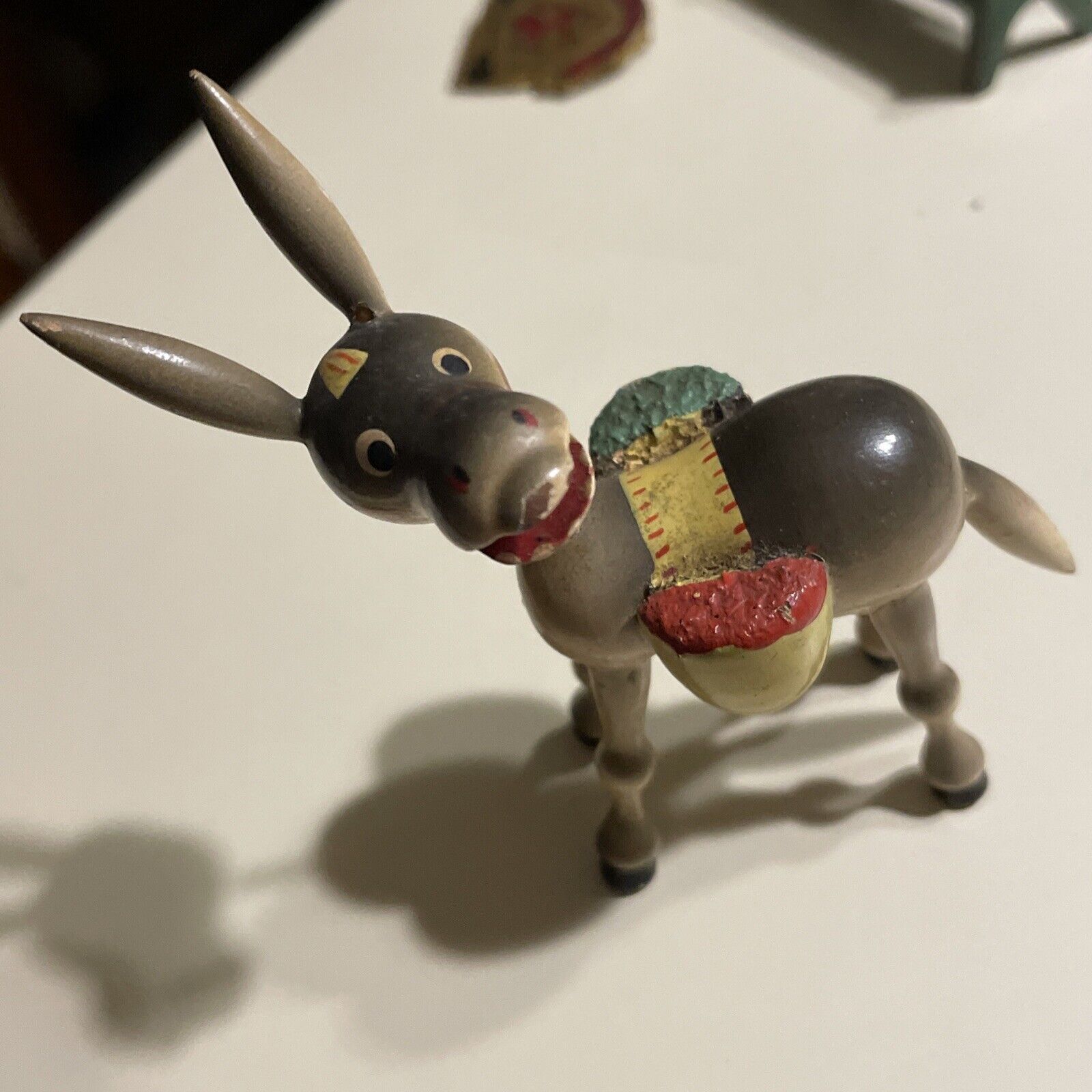 vintage Easter Nodder toys donkey