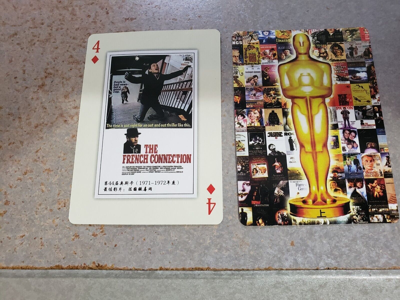 The French Connection Gene Hackman Roy Scheider Oscar Classic Playing Card