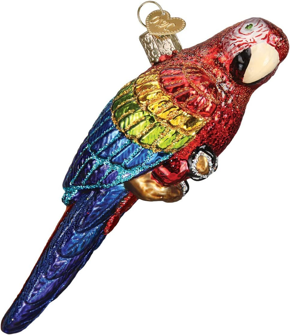 Old World Christmas Ornaments: Bird Watcher Collection Glass Blown Ornaments for